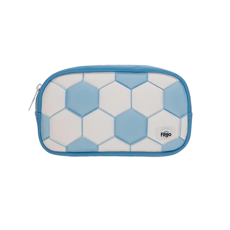 Cartuchera Escolar Filgo 2026 Starpak Pouch Futbol Celeste-Blanco Art.CA26-PST-010